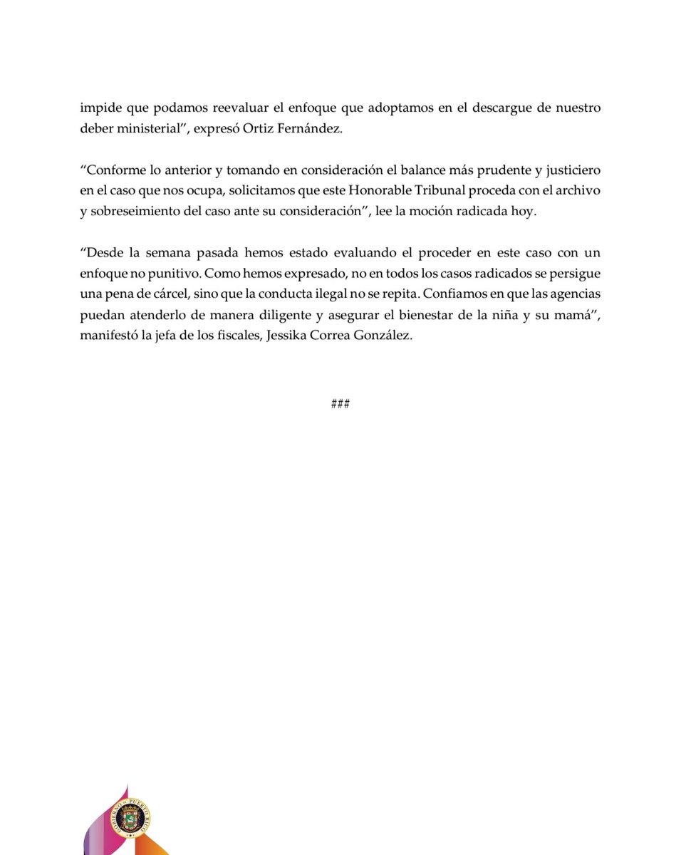 Departamento de <a href="/Justicia_PR/">Departamento de Justicia de Puerto Rico</a> solicita archivo de caso contra Elianni Bello Gelabert