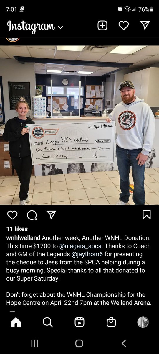 JayThom6's tweet photo. @wellandmemes Yet another donation by  a fantastic league #lincolnstreetlegends #wnhl wrong league to try to associate with needles https://t.co/lPZp81e5BN