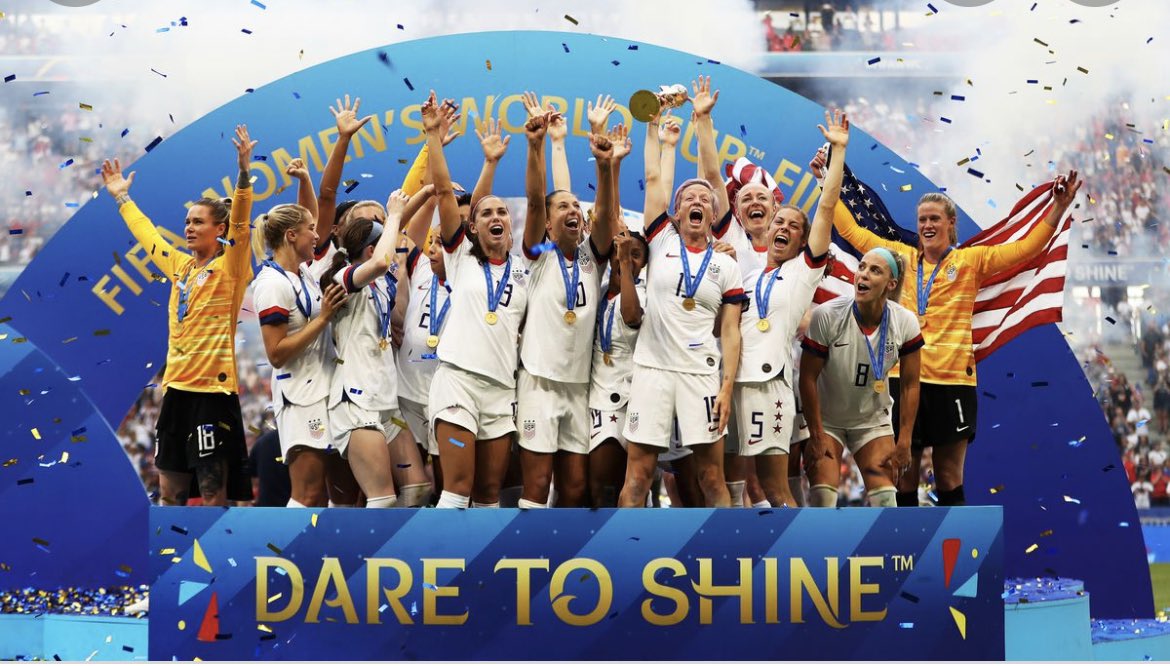 Mandoiba's tweet photo. There is so much inequality going on in Women’s sports today, yes there has been a lot of benefits but it is not fair for example that the Womens US soccer national teams wins world cup and they are barely getting paid for what the’ve demanding for years #ucr150 @besavageee https://t.co/pHr6pxYege