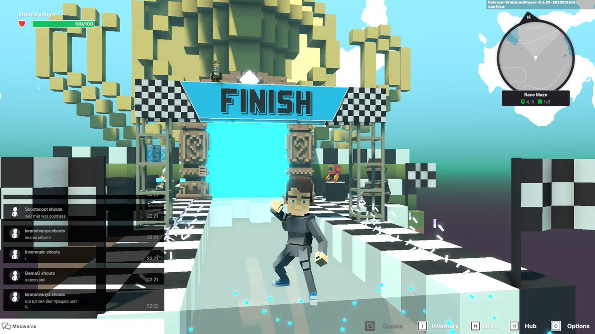 VanyaMoldvan's tweet photo. @TheSandboxGame thats was hard, but very interesting! keep doing games like this! https://t.co/kVQfMgELwj
