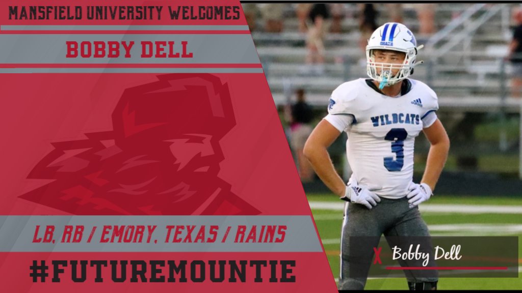 MansfieldFB's tweet photo. 🚨 Signing!🖊️

Bobby Dell from Emory, Texas signs with @MansfieldFB! Dell led his district in tackles during his senior season at Rains High School.

🔗➡️ https://t.co/p6UyDFWW7L

#FutureMountie🗻 https://t.co/0ypJXvGUGG