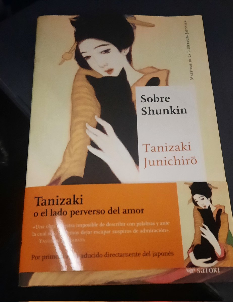 Viajar a Japón a través de su literatura siempre es un placer. Gracias, @satorilibros por ofrecer semejantes maravillas. #Japon #literaturajaponesa #Tanizaki #SobreShunkin