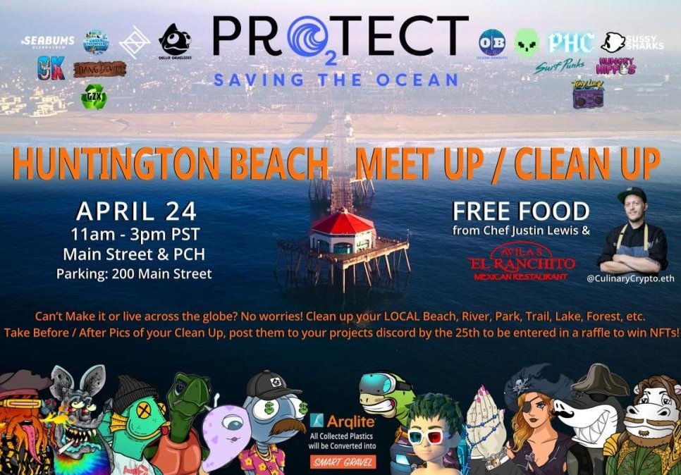 SoCal squad!! Call to Action this Sunday! #nftcleanupday #nftforgood #greenchipnft #nft #web3 #metaverserealchange
