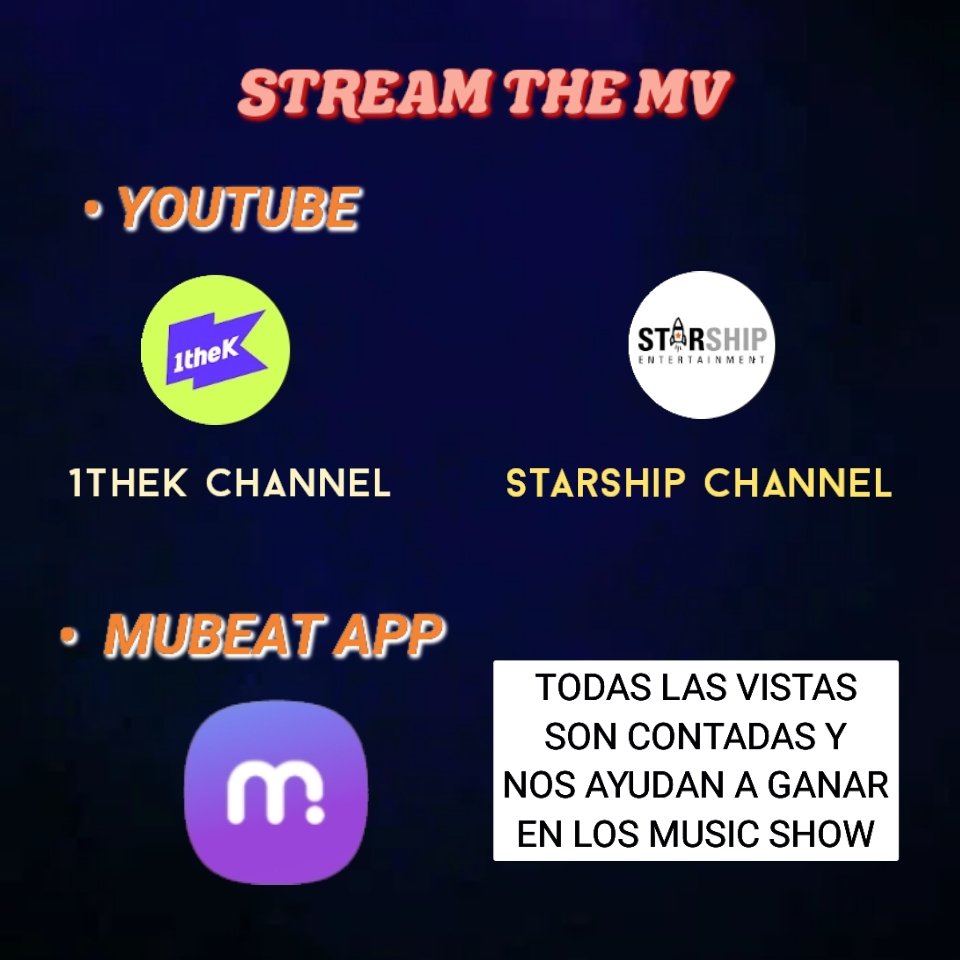 Monbebe cuando salga el mv por favor recuerde que el canal de ss no es el único en el que puede transmitir, es importante tomarlo en cuenta ya que siempre tenemos problemas con yt (las vistas se congelan, eliminan). Por favor hagamos lo mejor en este cb. Por #MONSTAX.