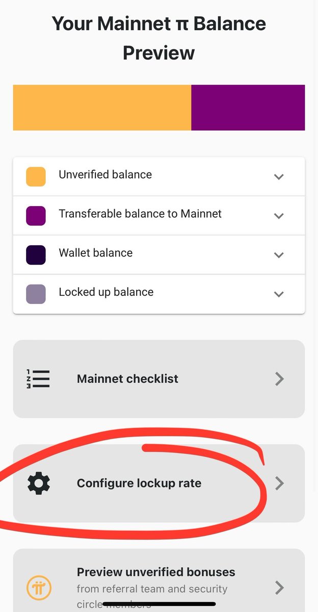 Share your lockup bonus in the comments below! To commit to your lockups (which increases your individual mining rate), tap "Mainnet" from the Pi home screen menu and then select "Configure lockup rate."