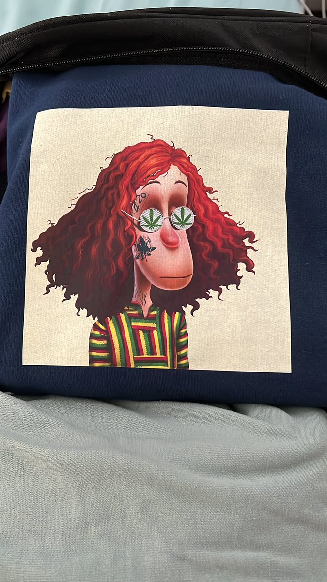 Packing for a 420 <a href="/CryptoCannaClub/">Crypto Cannabis Club</a> #tokertakeover in LA and this crewneck for a chilly night is clutch! 💨🍃💜#CCC #toker #NFTs