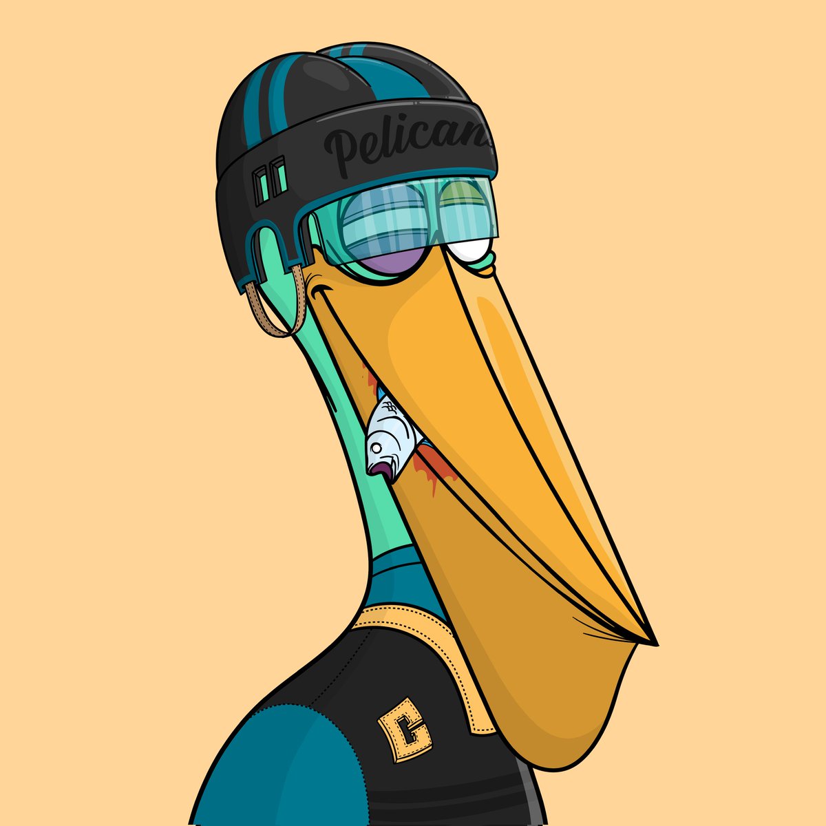 Got this awesome Pelican as a drop from the <a href="/SBGorilla_Club/">Smooth Brain Gorilla Club</a> Twitch Stream last week. There's another twitch stream tonight for the gorilla shuffle.