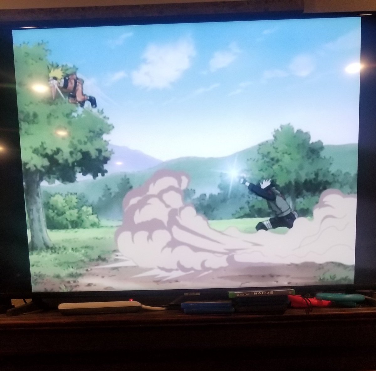 c_edwards86's tweet photo. The kid is watching Naruto in the living room and ofc I walk into the most iconic scene ever.
#OneThousandYearsofDeath https://t.co/Vt5ft5X4if