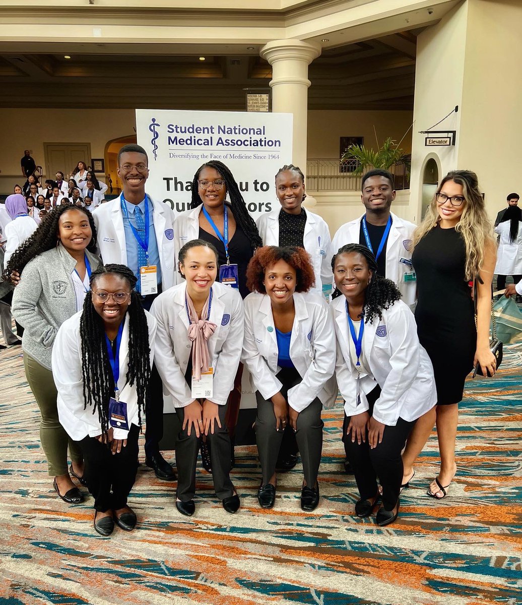 HelenaBaffoeB's tweet photo. Feeling inspired and empowered after attending #AMEC2022! Had the opportunity to connect with and hear from so many amazing people who share the same goal of diversifying the face of medicine!

#DEI #MedTwitter #MedEd https://t.co/vgQoqmGVhv