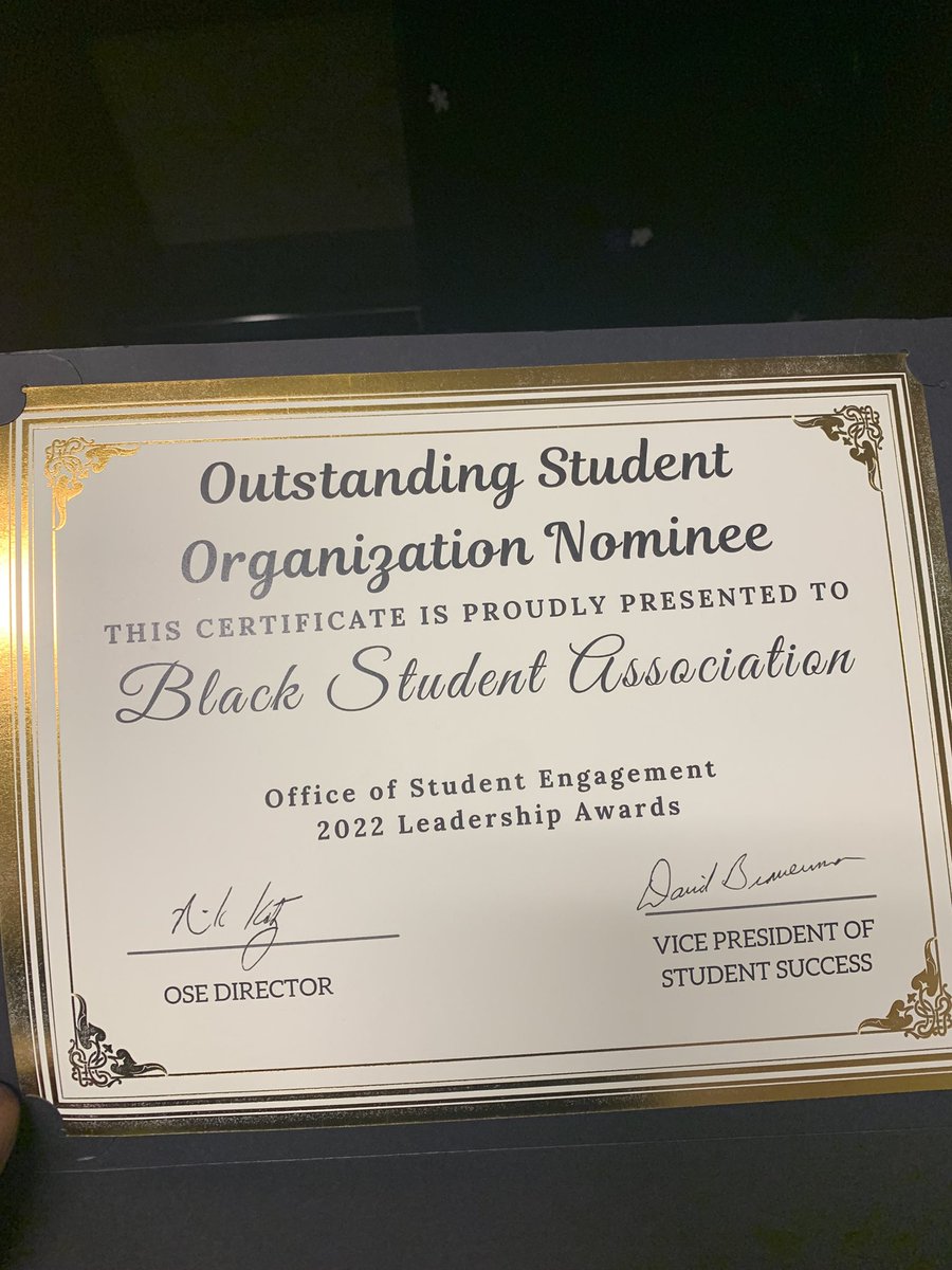 Black Student Assoc. tweet media