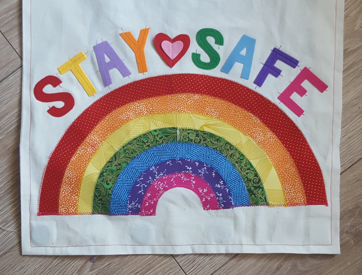 frockdolly's tweet photo. Day 18 of the #AprilAlphabetChallenge & R is for Rainbows, like this one I hung over my balcony in the first lockdown, it's a lot more faded now (like us all!), but is stored safely for posterity
#CCabc #HandmadeEveryday https://t.co/FUAmMZmnlO