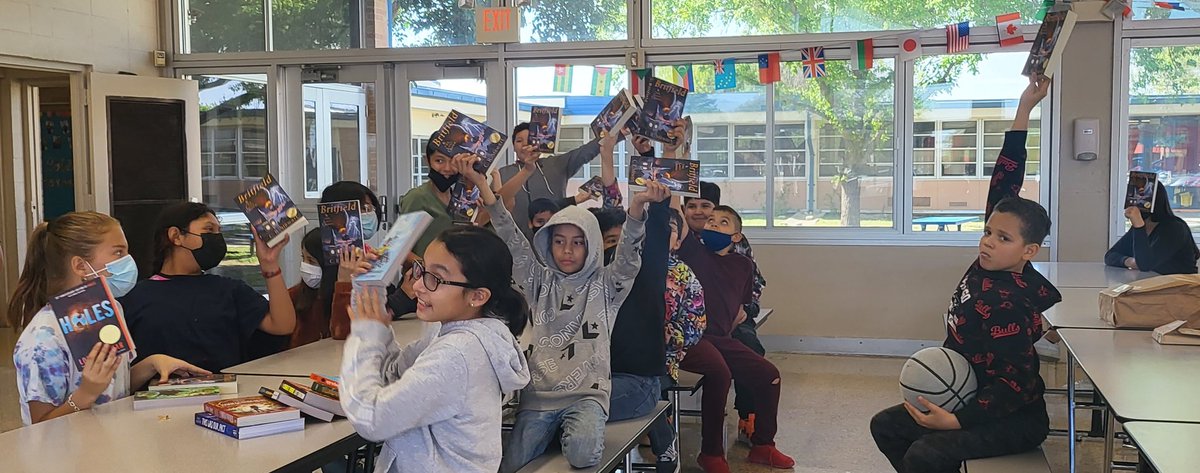 Thank you to Books Are Fun Book Blast and all of the family and friends who donated so that we could help build our students' home libraries! Every student received a new book. #neisdlibs #bookjoy #wearewalzem