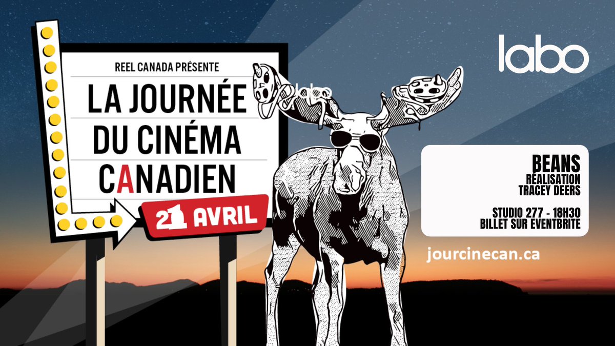 Joignez-nous ce jeudi 21 avril pour le retour du ciné-club en fr au Labo! Avec <a href="/REELCANADA/">REEL CANADA 🍁</a> nous sommes fier.e.s de projeter le film BEANS pour mettre à l'honneur les voix autochtones. Réservez votre billet (gratuit pour les membres) dès maintenant: bit.ly/3rzzIYY