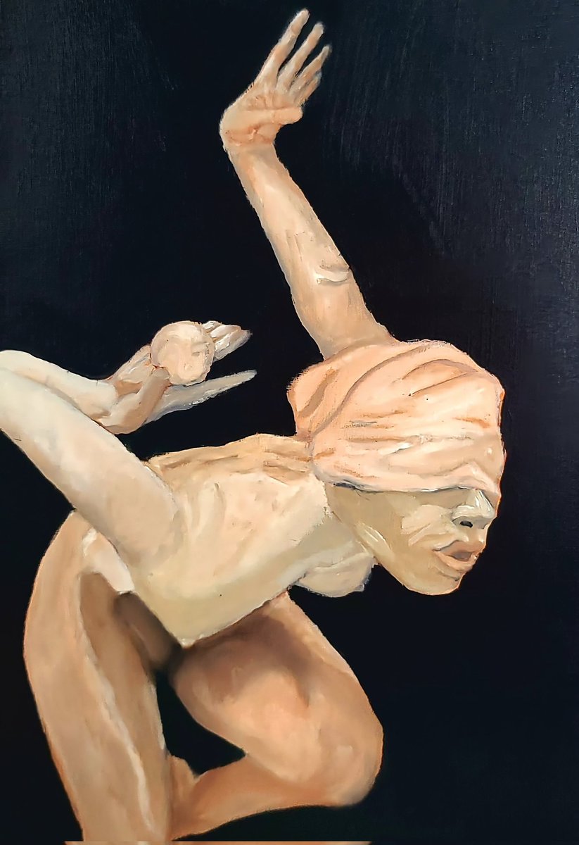 evanshirleyart's tweet photo. Finished piece inspired by sculptures of #RichardMacdonald
9×12 oil on wood panel
#ArtistOnTwitter #OilPainting https://t.co/xkLLy4suKC