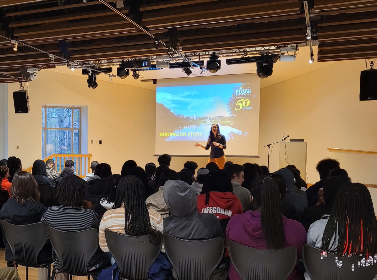 Thank you <a href="/GMU_Ambassadors/">Mason Ambassadors</a> for the great visit today!