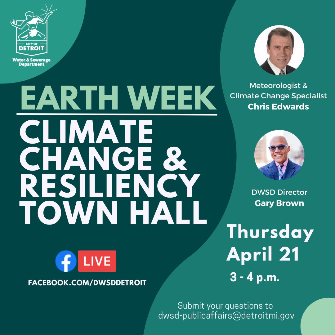 ChrisEdwardsTV's tweet photo. The repeated, horrendous flooding in metro Detroit last summer could happen again. We're going to discuss that and more this Thursday. Join @GaryBrownDET and me for a 1st-of-its-kind Town Hall to discuss. https://t.co/XYFIAfd6gQ