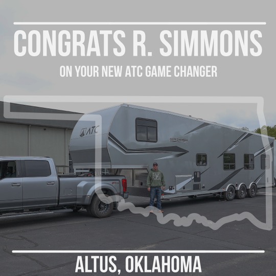 TrailersEast's tweet photo. R. Simmons drove all the way from Altus, Oklahoma to pick up his new ATC Game Changer.
Welcome to the family, Mr. Simmons!
#pullahead #trailersoftheeastcoast #toec #familyownedbusiness #ok #nc https://t.co/40B9PcDZFI
