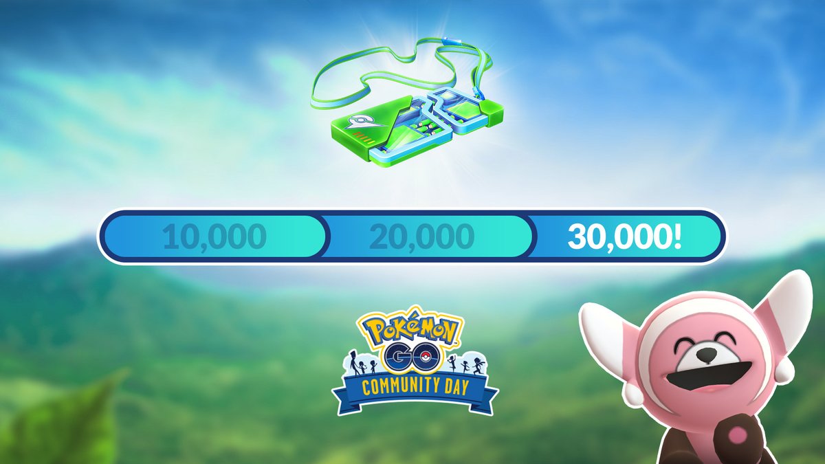 PokemonGOdeu's tweet image. Ihr seid unglaublich, Trainer:

Die 30.000 Retweets wurden geknackt! 🏝️🥳

Damit ist der letzte Meilenstein erreicht! Beim Community Day im April gibt es deshalb eine Box mit folgendem Inhalt im Shop: 

⭐ 1 Lockmodul
⭐ 1 Glücks-Ei
⭐ 1 Raid-Pass