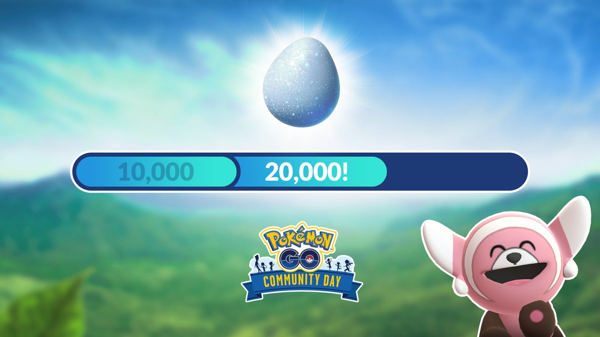Attention Trainers: We have achieved over 30,000 retweets! 🏝️🥳 The last goal has been completed! Make sure to check the in-game shop on April Community Day for a box that contains ⭐ Lure Module ×1 ⭐ Lucky Egg ×1 ⭐Raid Pass ×1
