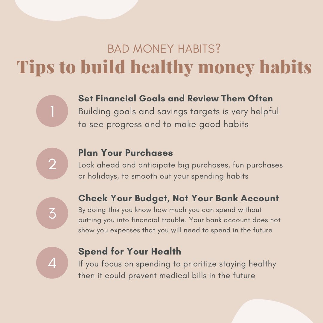 uttylercsfw's tweet photo. It is so easy to be reckless with money and build bad money habits, so taking small steps to build better habits is always a good idea! If you need any questions or assistance with your personal finances vist the link in our bio! #uttyler https://t.co/hoGJRBBvax