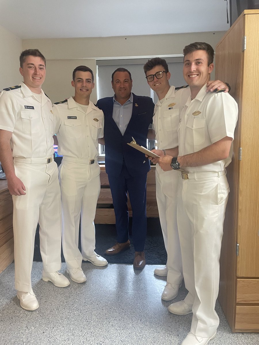 Never ceases to amaze me how our athletes at our Academy can uphold two standards at the level we do!  Here is a pic of some our guys with LB just before Command Inspection starts.  #LeadershipLaboratory #ExcellenceInAthletics