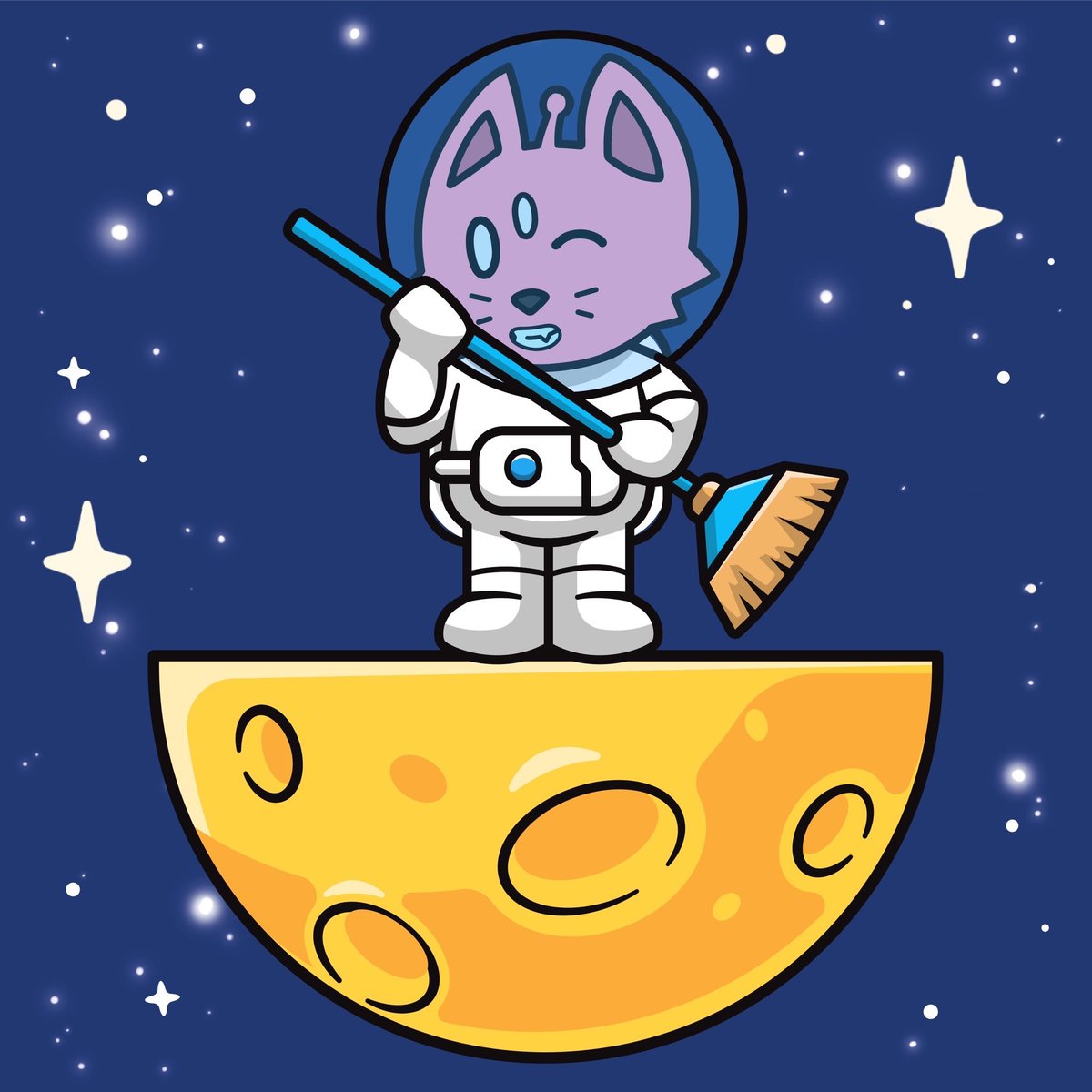Some sweeping going on!! Invest in a team that’s actually delivering! 📈🚀

Huge mission control this week with over $10k in prizes! Not to mention our unique mutation concept &amp; <a href="/Cosmicverse_/">cosmic</a> LFG share your cats below ⬇️

#NFTs #NFTCommunity