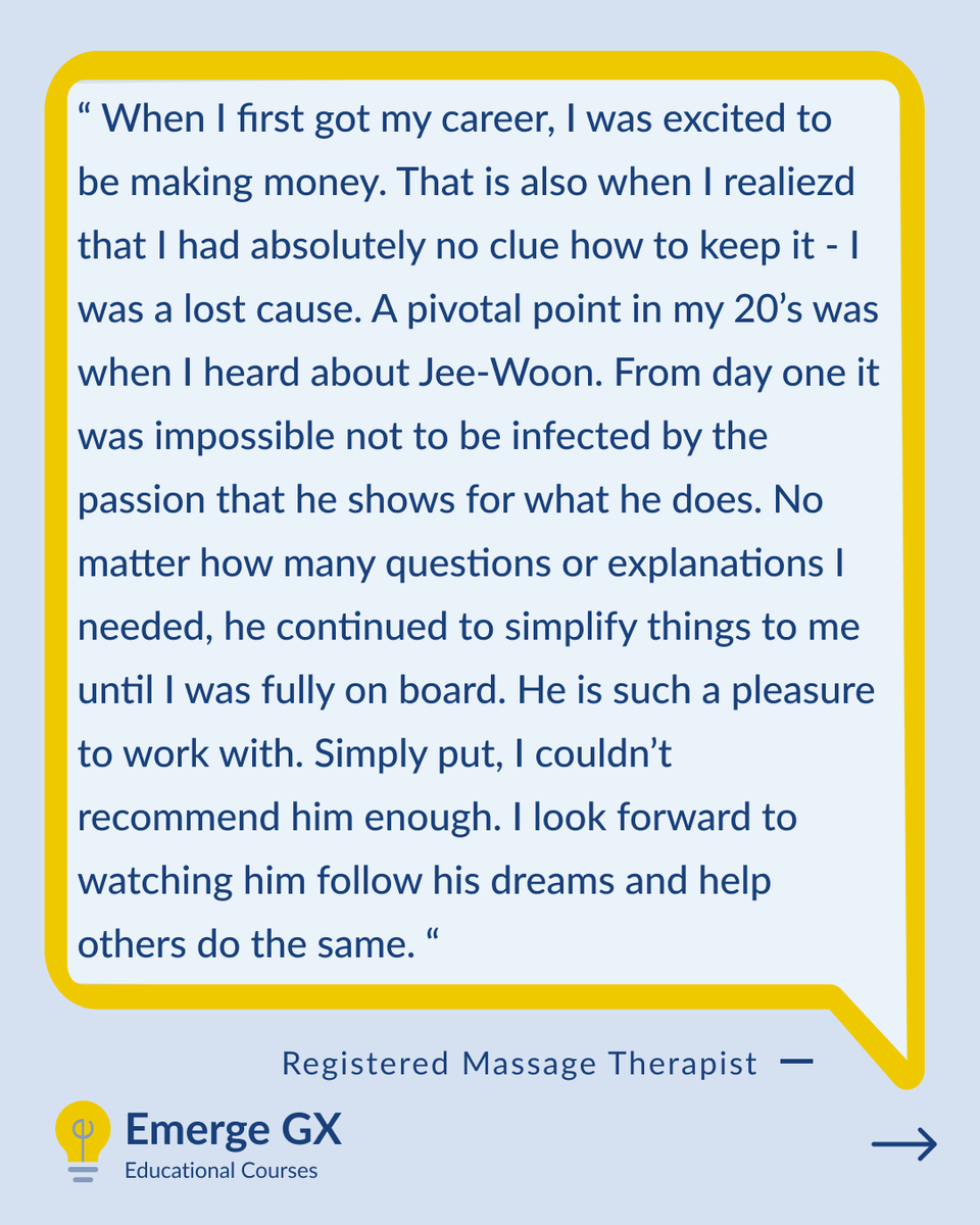 EmergeGx's tweet photo. Still haven’t signed up for our free Financial Literacy course🤔? Here’s what others had to say!
📢Don’t forget to register for our FREE &amp; Online Financial Planning course today! https://t.co/cwFu4YMvla https://t.co/vt302BLcBR