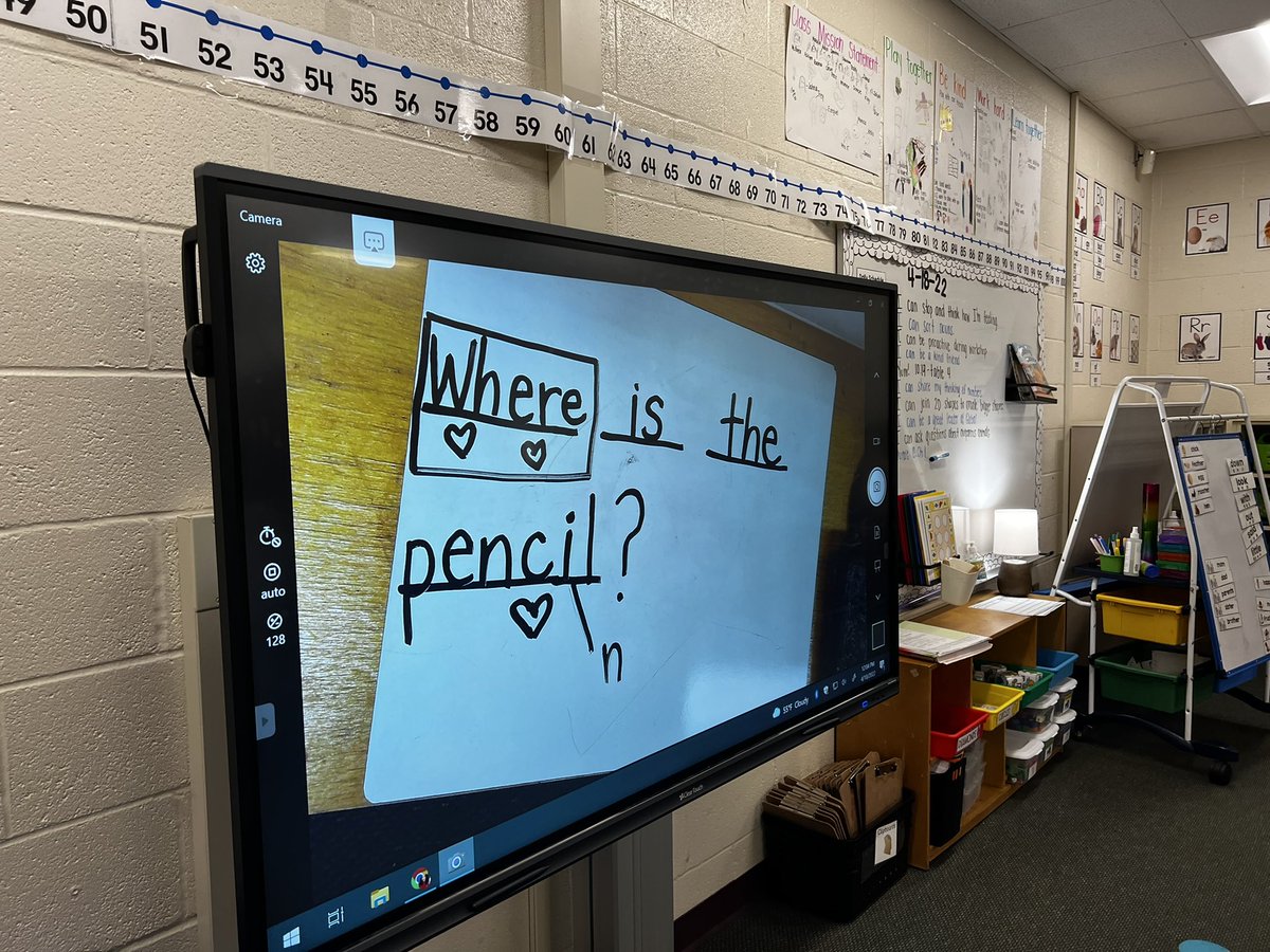 First day back from break was fantastic! This one simple sentence provided so many learning opportunities - we identified the noun/sightword, found new “heart” parts in words and discussed which punctuation mark was most appropriate for the sentence. My teacher heart is so proud!