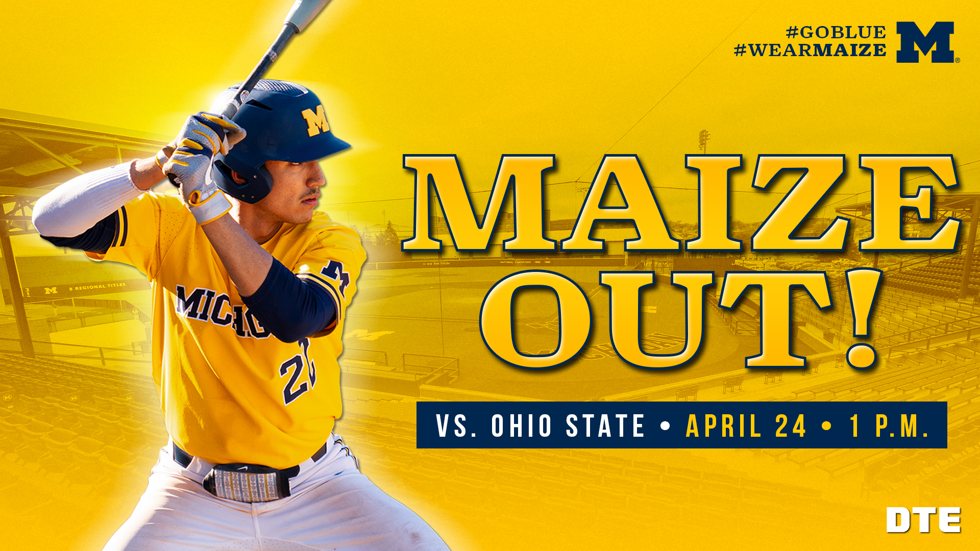 Michigan Baseball on Twitter "🟡ON SUNDAY🟡 You know what to do. 🟡Wear