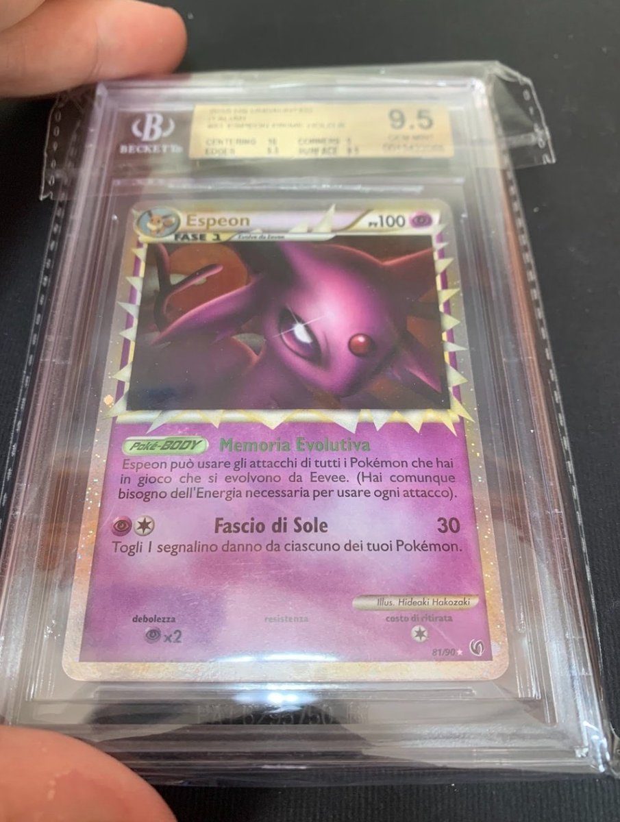 NLUCIFER7's tweet photo. ⚠️🚨GIVEAWAY🚨⚠️

"POKÉMON"🌀🇮🇹
🔹THE PAPER IS EXACTLY THE ONE IN THE PHOTO AND IT'S PERFECT. (ESPEON BECKETT 9.5)
🔹FREE SHIPPING.
GOOD LUCK TO ALL!

RULES:
1⃣ FROM 0️⃣ TO 2️⃣5️⃣0️⃣🖊️
2️⃣ RETWEET♻️
3️⃣ FOLLOW ME: @NLUCIFER7
4️⃣ FRIEND TAGS⬇️
5️⃣ LIKE IT👍

⏳END IN 7 DAYS⌛
🛸1 WINNER🛸 https://t.co/72VEWTQQ1Z