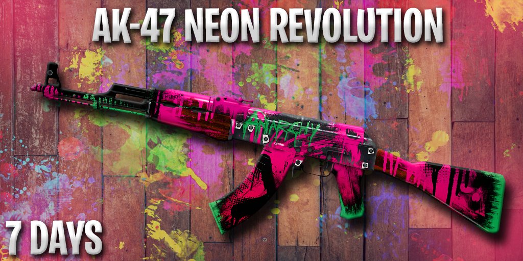 Code Mercy (@realcsgomercy) on Twitter photo 💰AK NEON REVOLUTION💰
✅RT + Follow <a href="/realcsgomercy/">Code Mercy</a>
✅Like + subscribe youtu.be/Wh_os56nBZg (Proof)
⏳Rolling in 7 days
#csgo #csgogiveaway #giveaway 💰AK NEON REVOLUTION💰
✅RT + Follow <a href="/realcsgomercy/">Code Mercy</a>
✅Like + subscribe youtu.be/Wh_os56nBZg (Proof)
⏳Rolling in 7 days
#csgo #csgogiveaway #giveaway