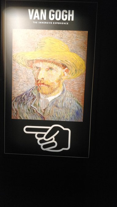 Had such a brilliant time today at the #vangogh #vangoghimmersiveexperience in #shoreditch #london  bought