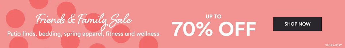 Happy Friends &amp; Family Sale Event 🎊 Up To 70% OFF
Check it out: ow.ly/hB3L50ILycp