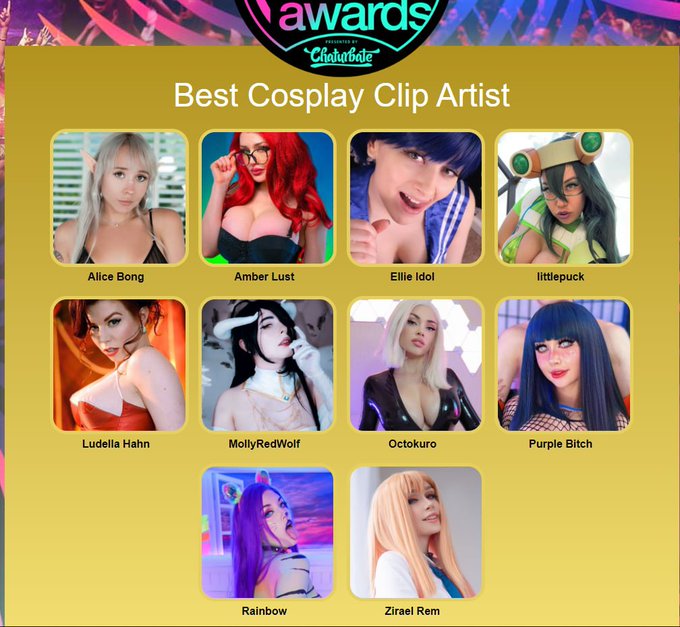 I am pleasantly shocked and with great pleasure I announce that I entered the top 10 of offline cosplayers