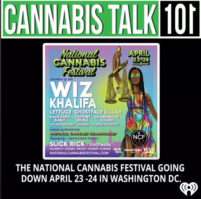 CannaTalk101's tweet photo. The @NatlCannaFest is one big party, all adorned with music, food, and activities. However, more than that, the event is all about cannabis advocacy. Caroline Philipps, the founder and executive producer of the National Cannabis Festival, is on the show today to talk about this. https://t.co/GwJgu7M7ny