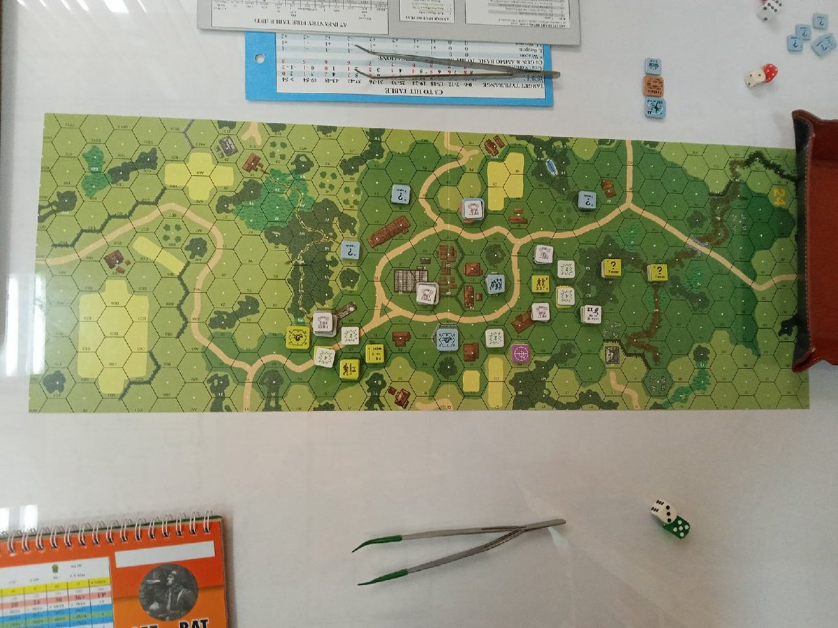 hexandcounter's tweet photo. Finished Game of the Month @MultiManPub  188 Zon with the Wind game. Both guns killed some squads but overwhelming number of targets let US to escape the valley. Great scenario with interesting valley map. Going to rematch it on Wednesday. https://t.co/W1KyXNTvGZ