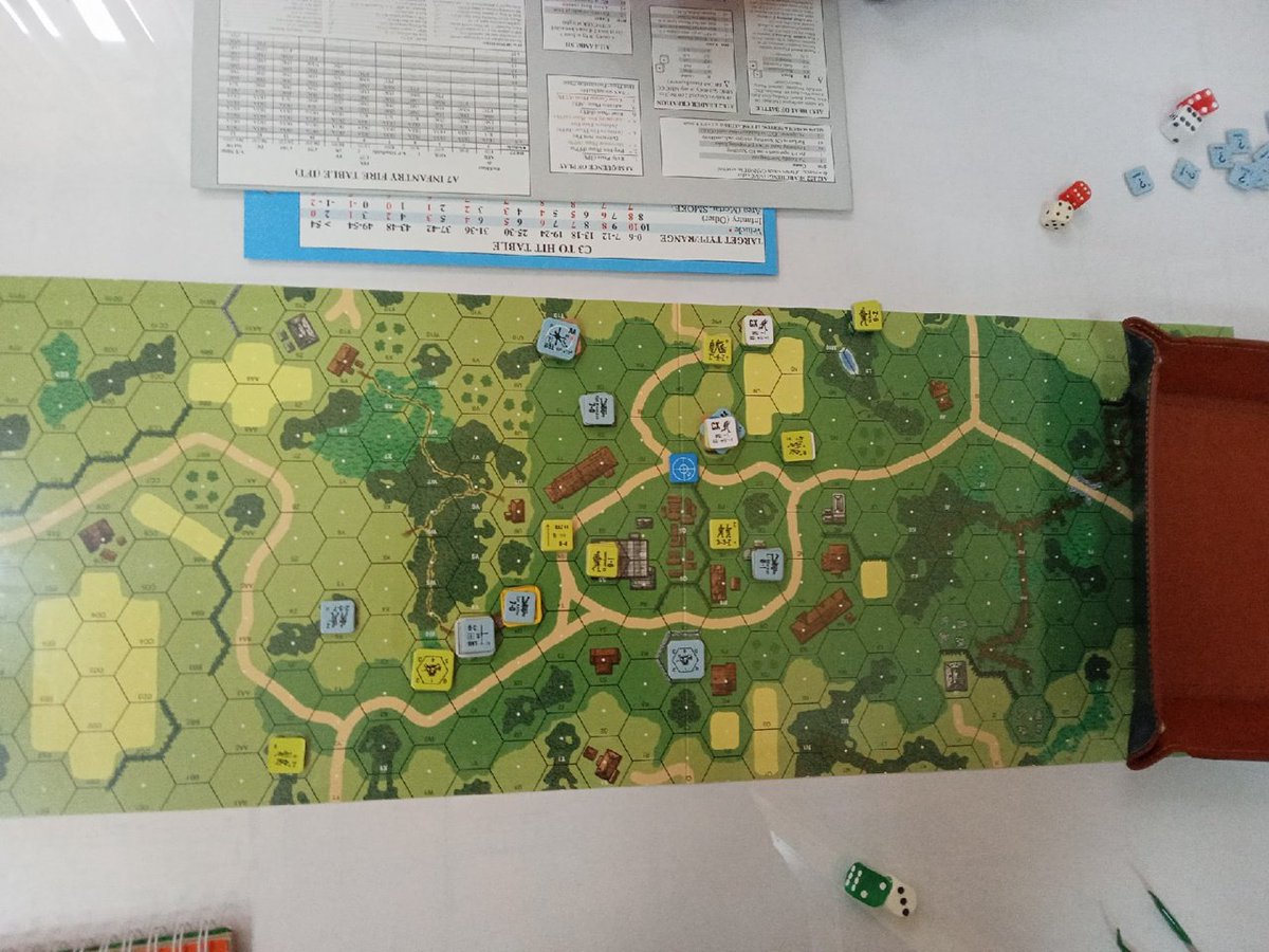 hexandcounter's tweet photo. Finished Game of the Month @MultiManPub  188 Zon with the Wind game. Both guns killed some squads but overwhelming number of targets let US to escape the valley. Great scenario with interesting valley map. Going to rematch it on Wednesday. https://t.co/W1KyXNTvGZ
