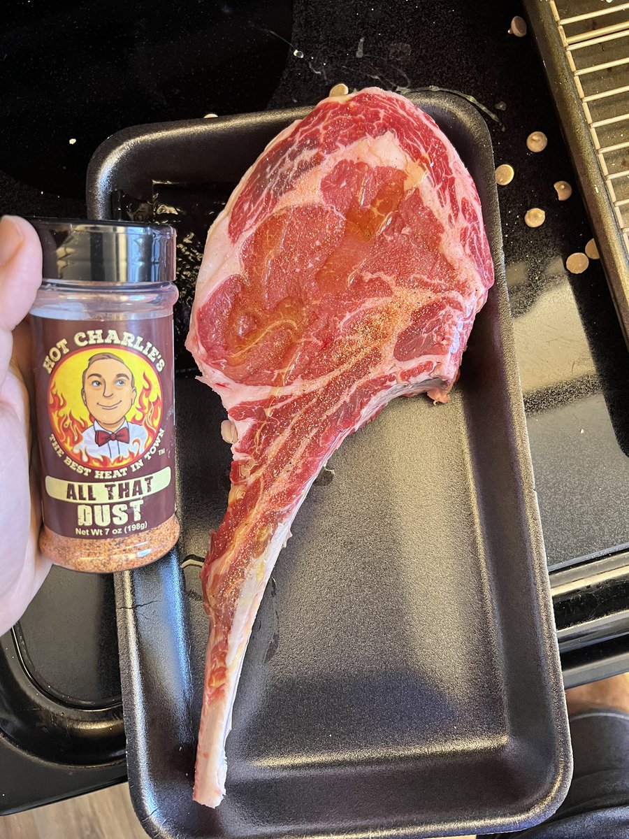 Yep.  I’ll take some All That Dust with a side of steak. #steak #dinner