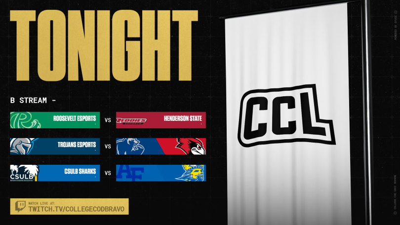 Who's ready for the LCQ? Teams are fighting for their very lives. Who will inch closer to Playoffs and who gets left behind?

Matches start at 7:30pm ET!

📺 Twitch.tv/CollegeCoD
📺 Twitch.tv/CollegeCoDBravo