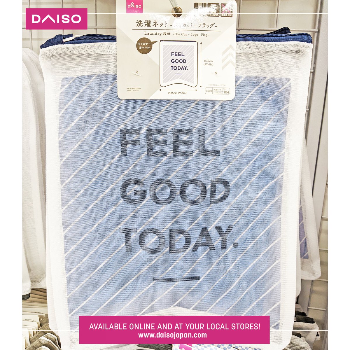 daiso_usa's tweet photo. #MotivationMonday
@daiso_usa
https://t.co/1SV5j743RW
#daiso #daisousa #happymonday #monday #laundrynet #laundry #net
#mondaymotivation #mondaymood
#mondayvibes #mondaymorning
#laundry #laundryday #laundryroom https://t.co/HZDWn49jRg