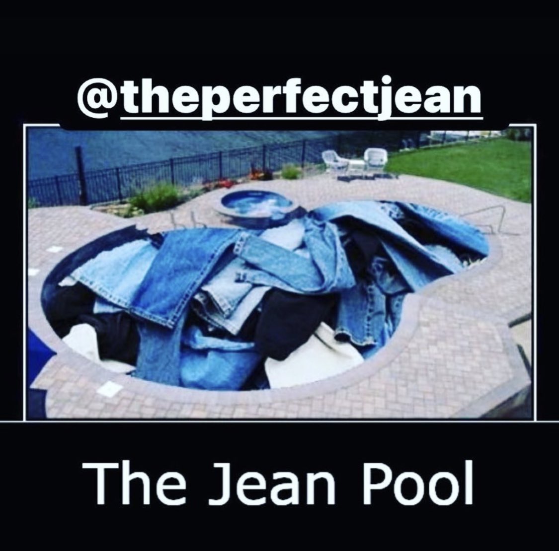 uncrushednuts's tweet photo. Got a nice mix of everyone in there 😉👖🧬👖🤣 #jeanpool #joke https://t.co/L9sMJIzIEl