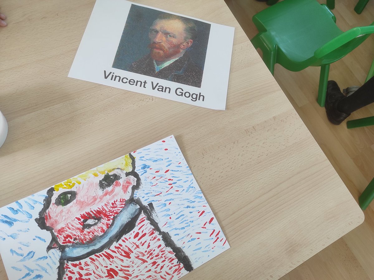 isafrate's tweet photo. EmocionArte con estas inspiraciones de Vincent van Gogh en la clase de 5 años en @ColegioSalliver es  #CrecerEnConfianza https://t.co/RDMbXZVDg4