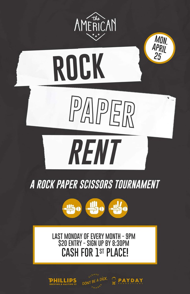 jer_baum's tweet image. Rock Paper Scissors is Back!!!
#Vancouver #vancity