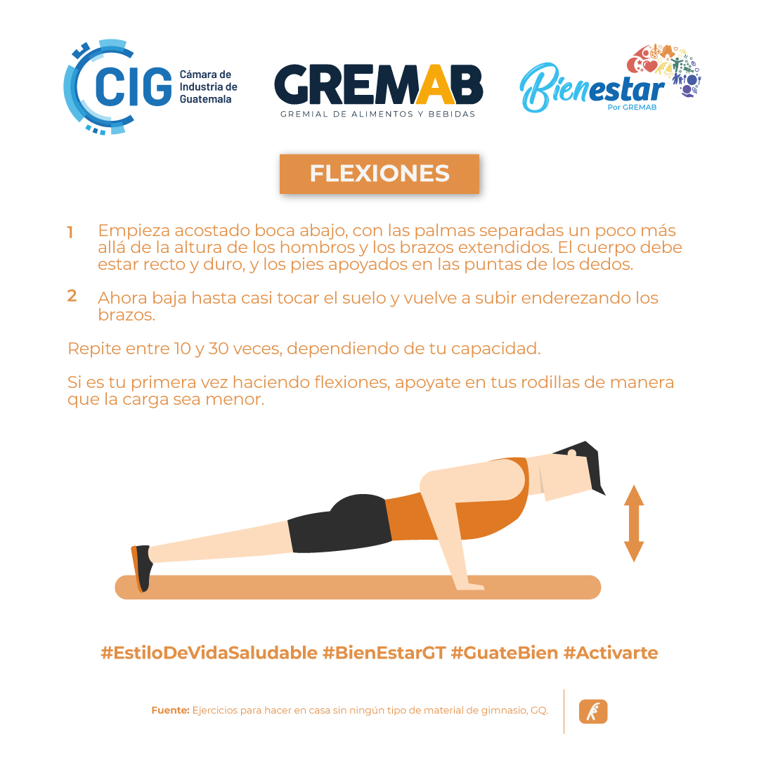 BienestarGuate's tweet photo. #Activarte | Estilo de vida saludable 🏃
Cuando de #activarse se trata es igual de importante la actividad cardiovascular, como los ejercicios de fortalecimiento muscular.
Para prevenir lesiones, es recomendable que antes de empezar a cargar peso fortalezcas tus brazos. https://t.co/Shs3qhit2Y