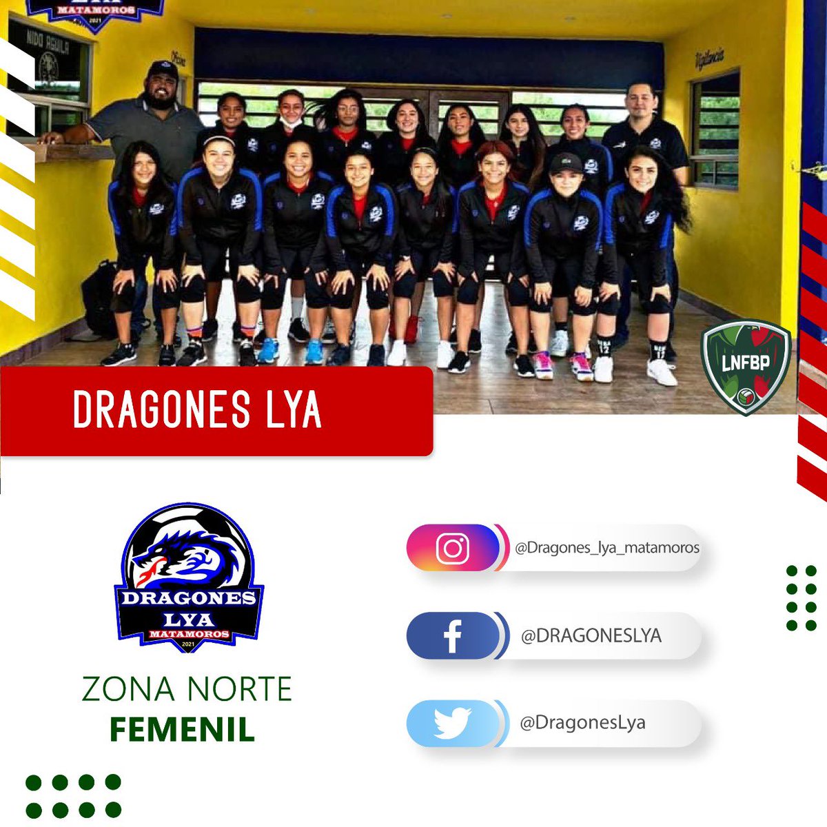 <a href="/DragonesLya/">DRAGONES_LYA_MATAMOROS</a> listo en la #ZonaNorte para nuestra Temporada <a href="/MoltenMex/">Molten México</a> 2022 junto a <a href="/CapitanesON/">Capitanes Oro Negro</a> @UatNorte <a href="/CfrReynosa/">CFRReynosa</a> <a href="/0Aguilas/">Aguilas 2.0</a> <a href="/JaredFcr/">JARED FCR - Panteras</a> <a href="/vallehermosofrp/">vallehermosofrp</a> <a href="/JuanchosCB/">Juanchos Choches Boys</a> <a href="/MatamorosFCpro/">MatamorosFCpro</a> <a href="/juanchosTM_fem/">Juanchos TM Femenil</a> <a href="/ThunderFCmx/">Thunder FC</a> todos #EnBuscaDelTlatoani