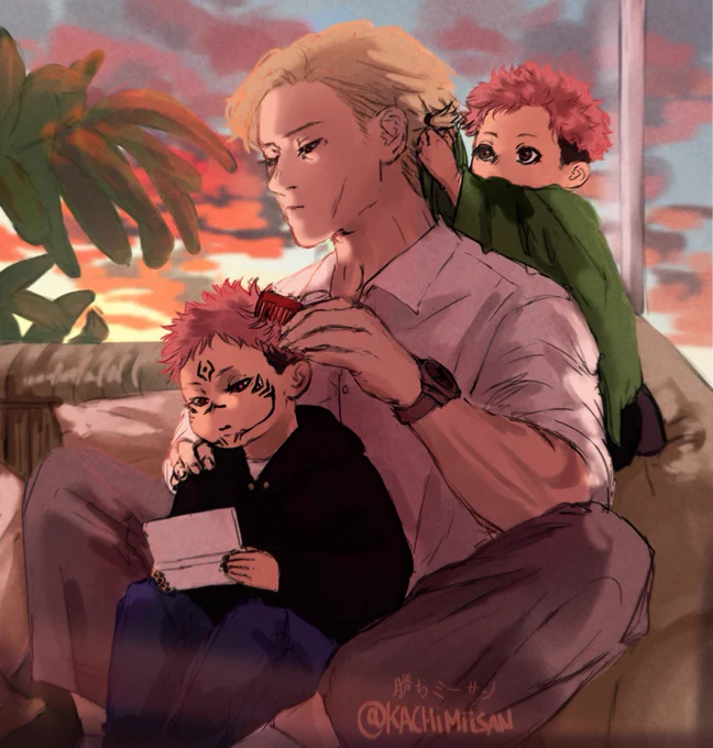 papamin and chaotic twins 🥹
#jjk #Nanami #ItadoriYuuji #Sukuna 