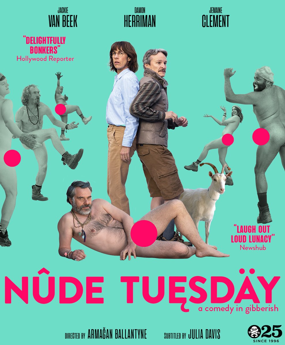 The official poster for #NudeTuesdayFilm🐐
See it in NZ cinemas June 16.