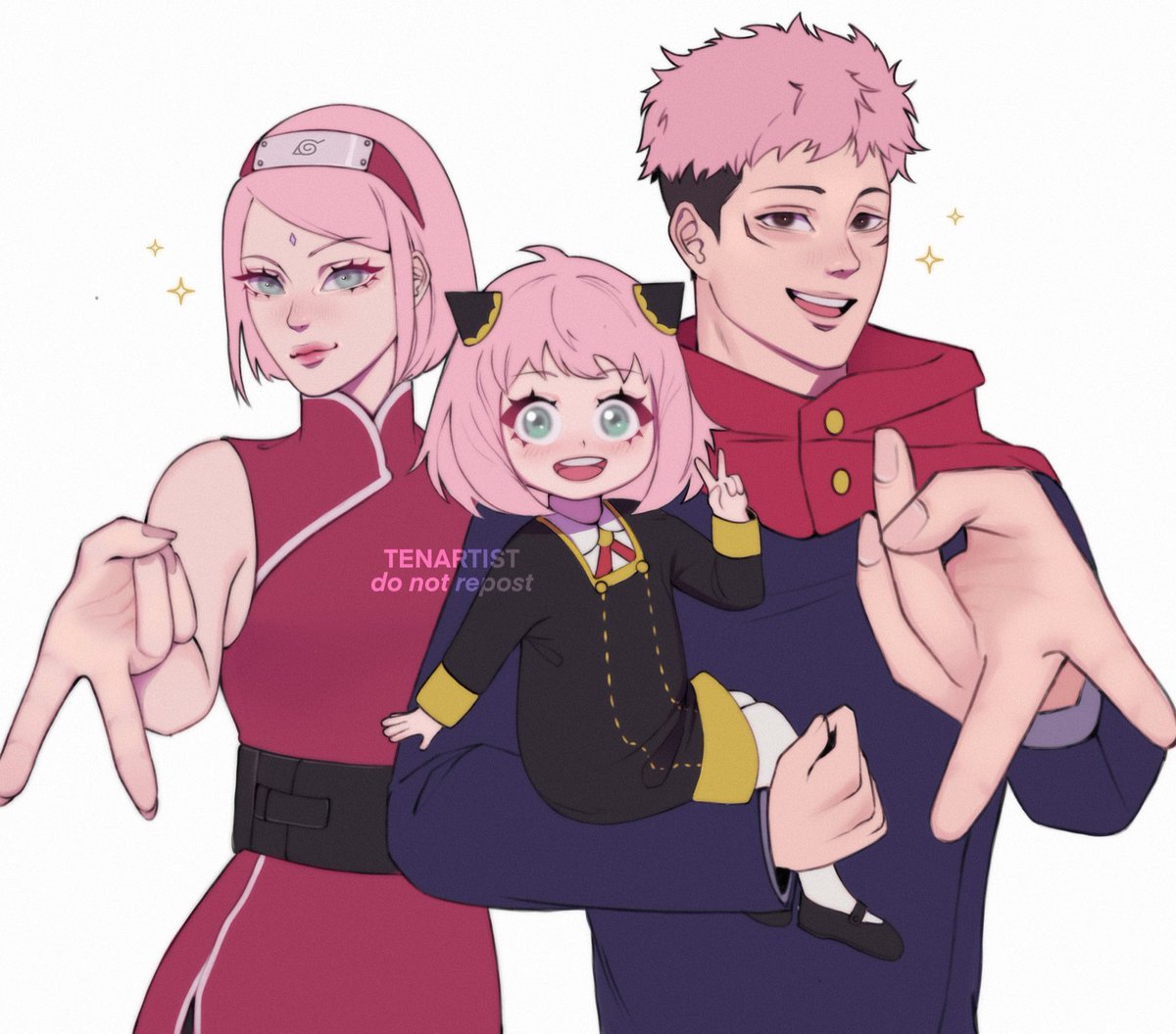 NARUTO「anya found two older brothers 

#SPY_FAM」|spooky natのイラスト