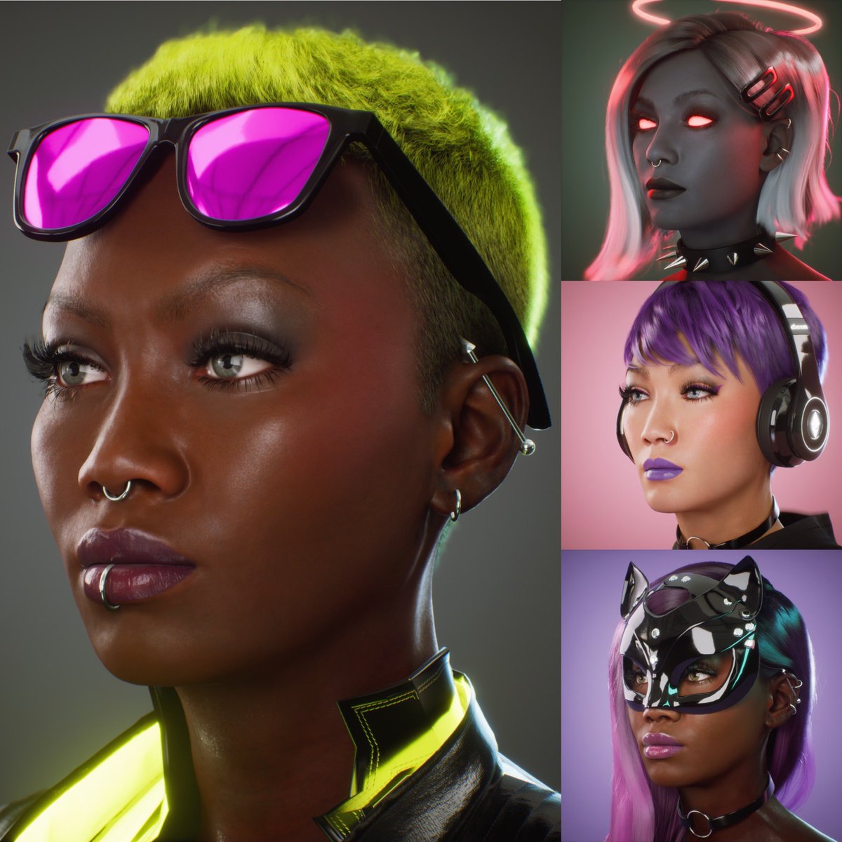 🚨 INCOMING ⚡️ 10 new pieces now live on #opensea ✨ here’s a little peek 👀 which is your favorite?  #nfts