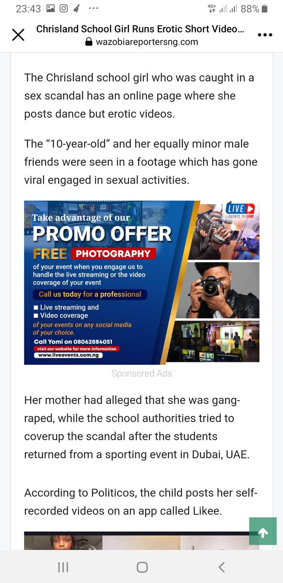 CHYCHYCHUKWU's tweet image. If Chrisland school girl is truly a minor and run the alleged page. Her parents really have to answer for this
wazobiareportersng.com/2022/04/18/chr…